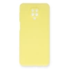 Xiaomi Redmi Note 9 Pro Kılıf Nano İçi Kadife Silikon - Sarı
