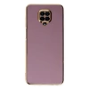 Xiaomi Redmi Note 9 Pro Kılıf Volet Silikon - Mor