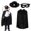 Zorro Pelerini Şapkası Ve Maske Seti Çocuk Boy