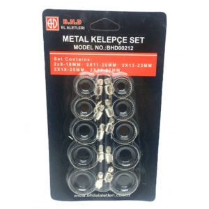 10 Parça  Metal Hortum Kelepçesi Set (5580)