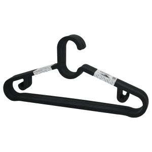 10pcs Plastik - Antrasit Gri Elbise Askısı (5580)