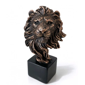 14x9 cm Polyester Aslan Büstü