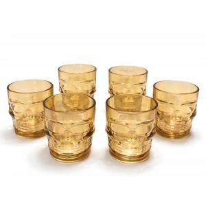 6lı Cam Kurukafa Bardak Seti Alk2161