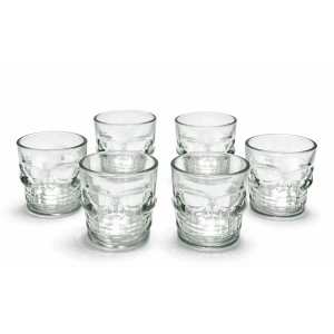 6lı Kurukafa Cam Shot Bardağı Alk2152