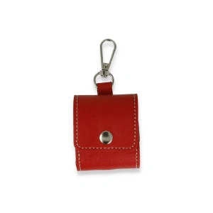 Airpods 2 (2.nesil) Askılı Kılıf - Kırmızı