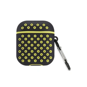 Airpods 3 (3.nesil) Spor Delikli Kılıf - Siyah-sarı