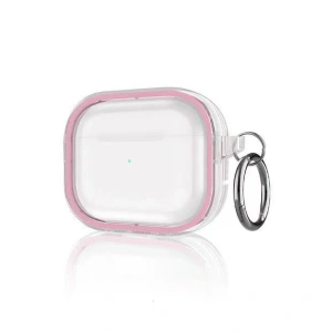 Airpods Pro 2 (2.nesil) Shiny Şeffaf Kılıf - Pembe