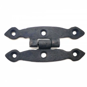 Antika Tarz Dekoratif Pirinç Dar Menteşe - 75x39 Mm, Oksit