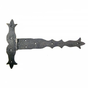 Antika Tarz Dekoratif Pirinç Kuyruklu Dövme Menteşe - 251x393 Mm, Oksit