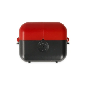 Apple Airpods 3 (3.nesil) Basmalı Kılıf - Siyah-kırmızı