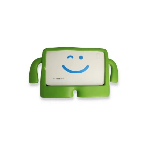 Apple İpad 2022 10.9 (10.nesil) Kılıf Karakter Tablet Silikon - Yeşil