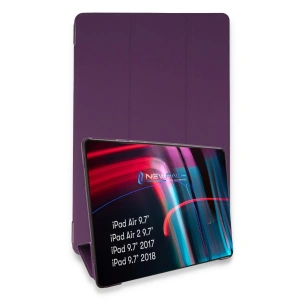 Apple İpad 5 Air 9.7 Kılıf Tablet Smart Kılıf - Mor