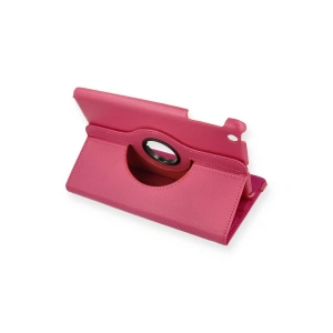Apple İpad Mini 1 Kılıf 360 Tablet Deri Kılıf - Pembe
