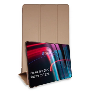 Apple İpad Pro 12.9 (2021) Kılıf Tablet Smart Kılıf - Rose Gold