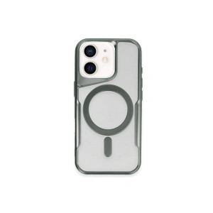 Apple İphone 11 Kılıf Boyi Magsafe Silikon Kapak - Yeşil