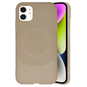 Apple İphone 11 Kılıf Maya Karbon Kapak - Kahverengi