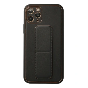 Apple İphone 11 Pro Kılıf Coco Deri Standlı Kapak - Siyah