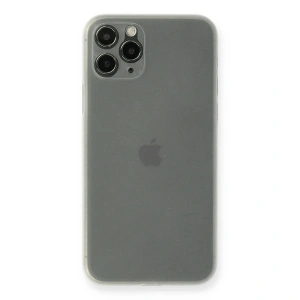 Apple İphone 11 Pro Max Kılıf Pp Ultra İnce Kapak - Beyaz