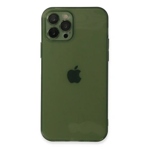 Apple İphone 12 Pro Kılıf Fly Lens Silikon - Yeşil