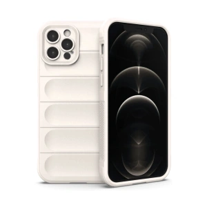 Apple İphone 12 Pro Kılıf Optimum Silikon - Krem