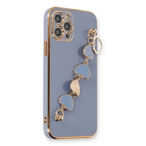 Apple İphone 12 Pro Max Kılıf Esila Silikon - Gri
