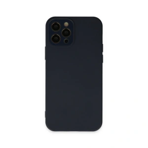 Apple İphone 12 Pro Max Kılıf Lansman Glass Kapak - Lacivert