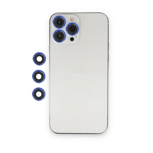 Apple İphone 12 Pro Max Shine Kamera Lens - Lacivert