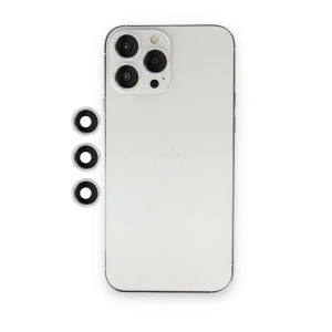 Apple İphone 12 Pro Shine Kamera Lens - Gümüş