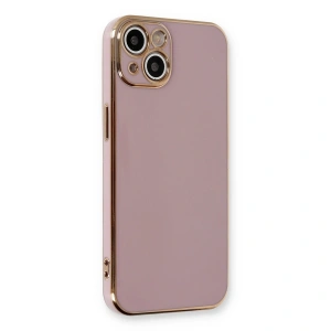 Apple İphone 13 Kılıf Volet Silikon - Mor