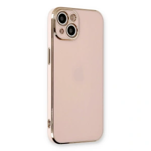 Apple İphone 13 Kılıf Volet Silikon - Pembe