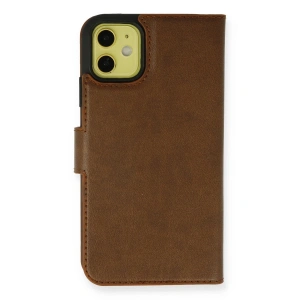 Apple İphone 13 Mini Kılıf Trend S Plus Kapaklı Kılıf - Taba