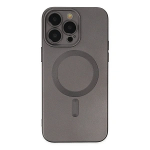 Apple İphone 13 Pro Kılıf Moshi Lens Magneticsafe Silikon - Füme