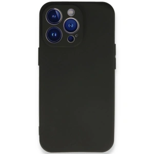 Apple İphone 13 Pro Max Kılıf First Silikon - Siyah
