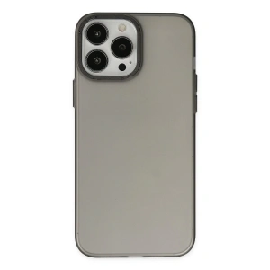 Apple İphone 13 Pro Max Kılıf Modos Metal Kapak - Siyah