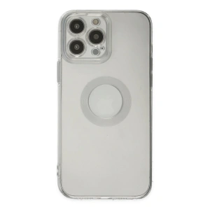 Apple İphone 13 Pro Max Kılıf Santa Lens Silikon - Şeffaf