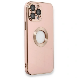 Apple İphone 13 Pro Max Kılıf Store Silikon - Pembe