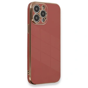 Apple İphone 13 Pro Max Kılıf Volet Silikon - Kırmızı