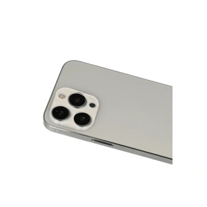 Apple İphone 13 Pro Max Rainbow Kamera Lens Koruma Cam - Beyaz