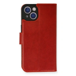 Apple İphone 14 Kılıf Trend S Plus Kapaklı Kılıf - Kırmızı