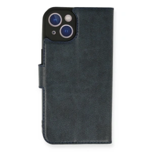 Apple İphone 14 Kılıf Trend S Plus Kapaklı Kılıf - Lacivert