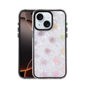 Apple İphone 14 Lumi Desenli Kapak - Siyah