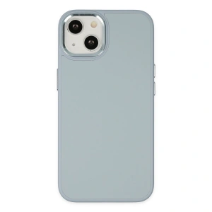 Apple İphone 14 Plus Kılıf Asya Deri Silikon - Sierra Blue