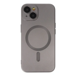 Apple İphone 14 Plus Kılıf Moshi Lens Magneticsafe Silikon - Füme