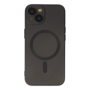 Apple İphone 14 Plus Kılıf Moshi Lens Magneticsafe Silikon - Siyah