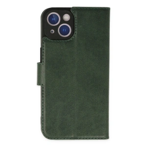 Apple İphone 14 Plus Kılıf Trend S Plus Kapaklı Kılıf - Yeşil