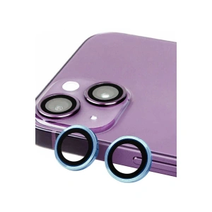 Apple İphone 14 Plus Raze Metal Kamera Lens - Mavi