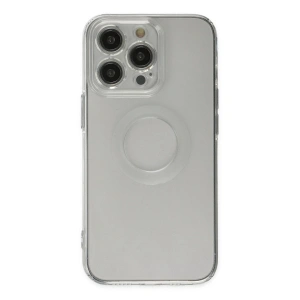 Apple İphone 14 Pro Kılıf Santa Lens Silikon - Şeffaf