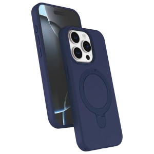 Apple İphone 14 Pro Max Regal Magsafe Standlı Kapak - Lacivert