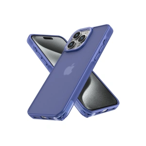 Apple İphone 15 Pro Kılıf Elegant Kapak - Açık Mavi