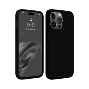 Apple İphone 15 Pro Kılıf First Silikon - Siyah